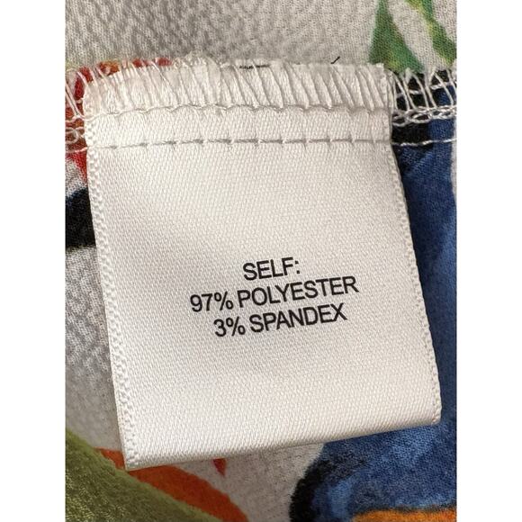 Rose + Olive Tank Top Women’s Floral Runched Strap Tank Top Size XL NWT Bright - Picture 7 of 7